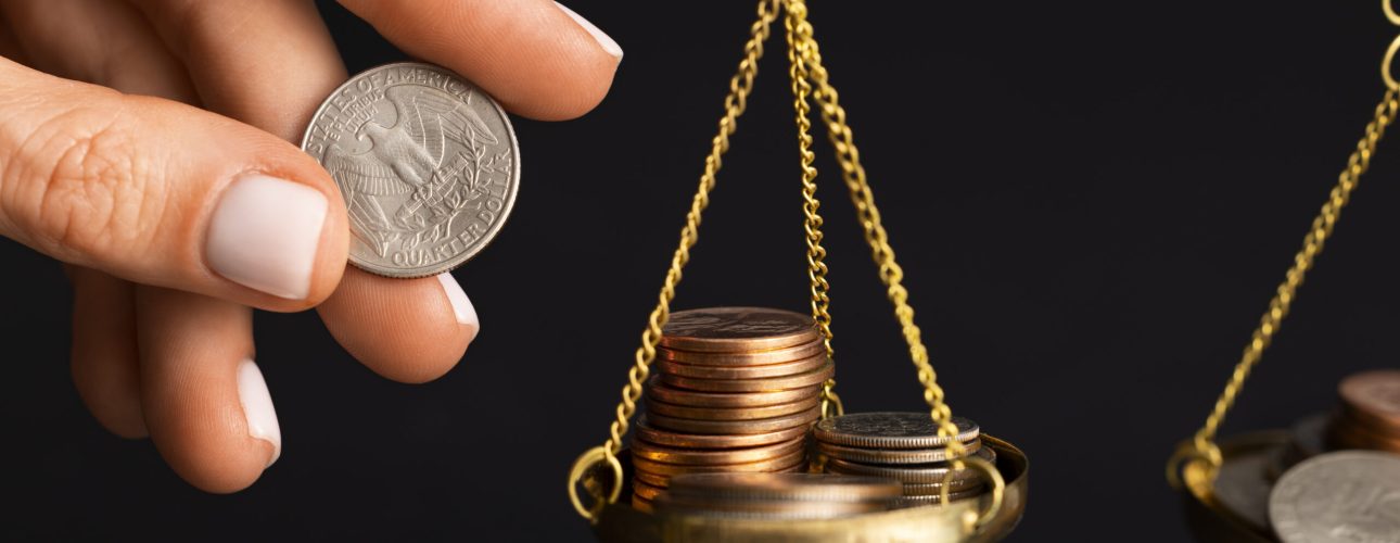 still-life-dollar-coins-scale